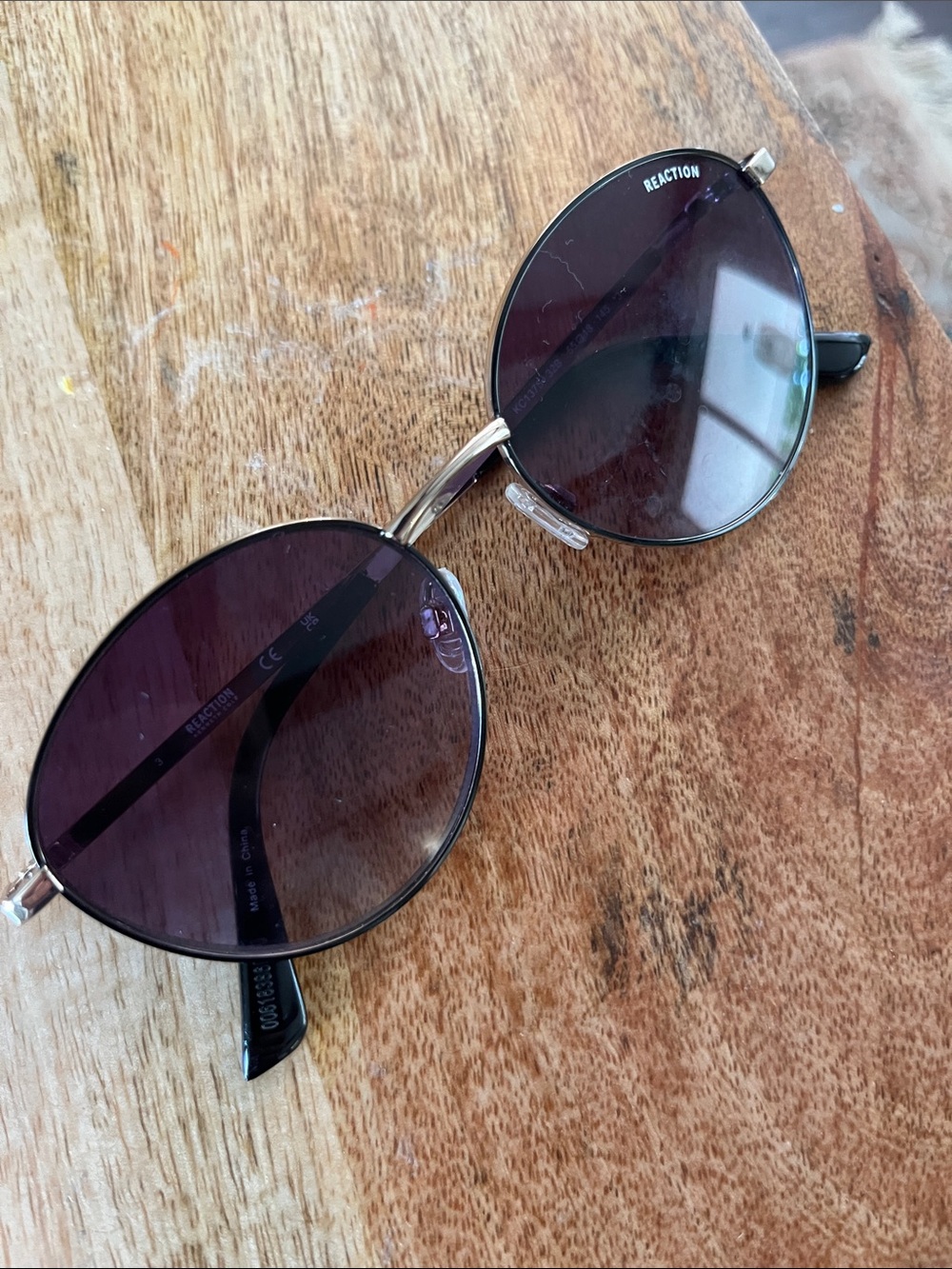Reaction Round aviator unisex Sunglasses -